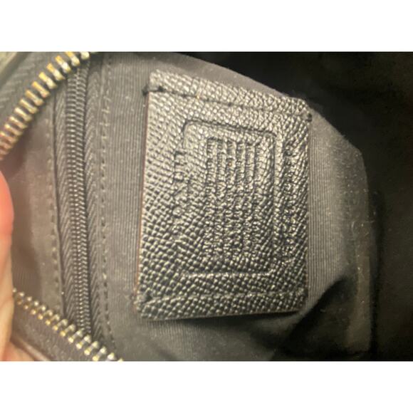 Coach Mini Bennett Satchel Ocelot Print Crossbody Handbag Grey Classic Small - Picture 15 of 16